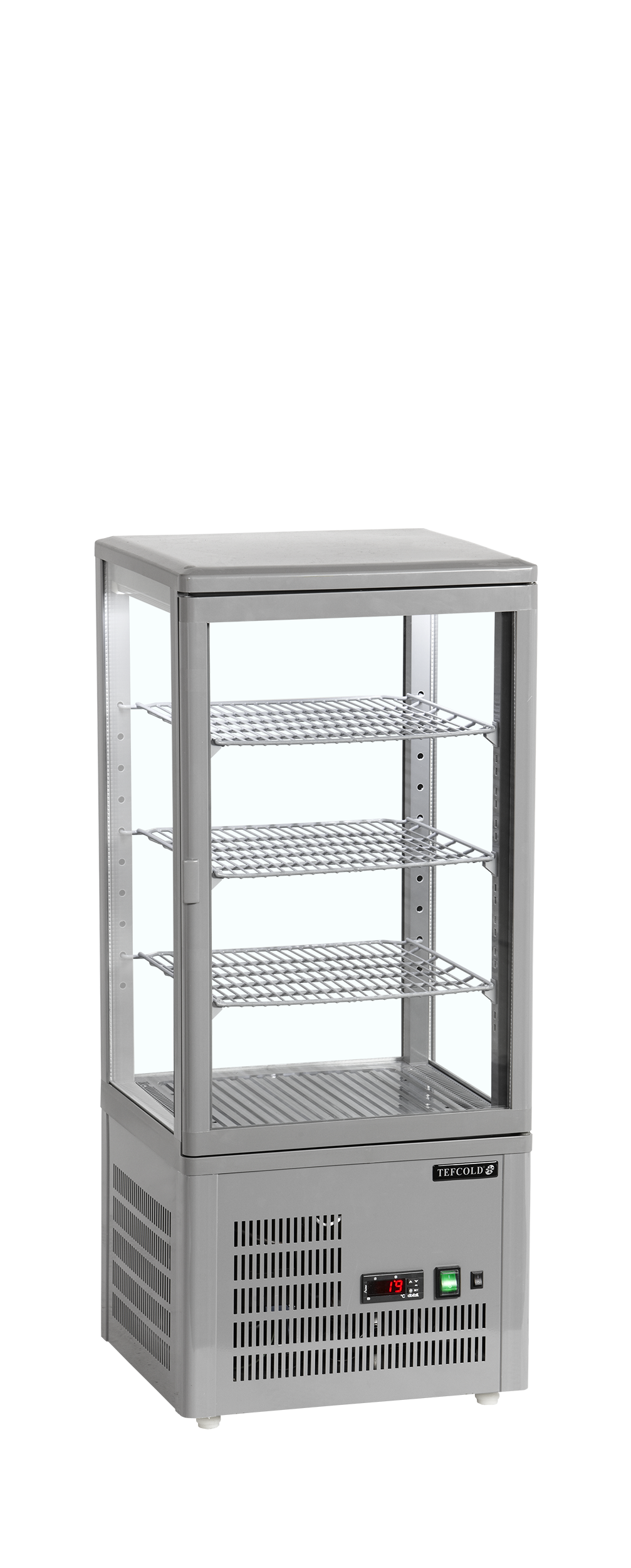 Vitrine Refrigerada Expositora Vertical 80L UPD80-GREY
