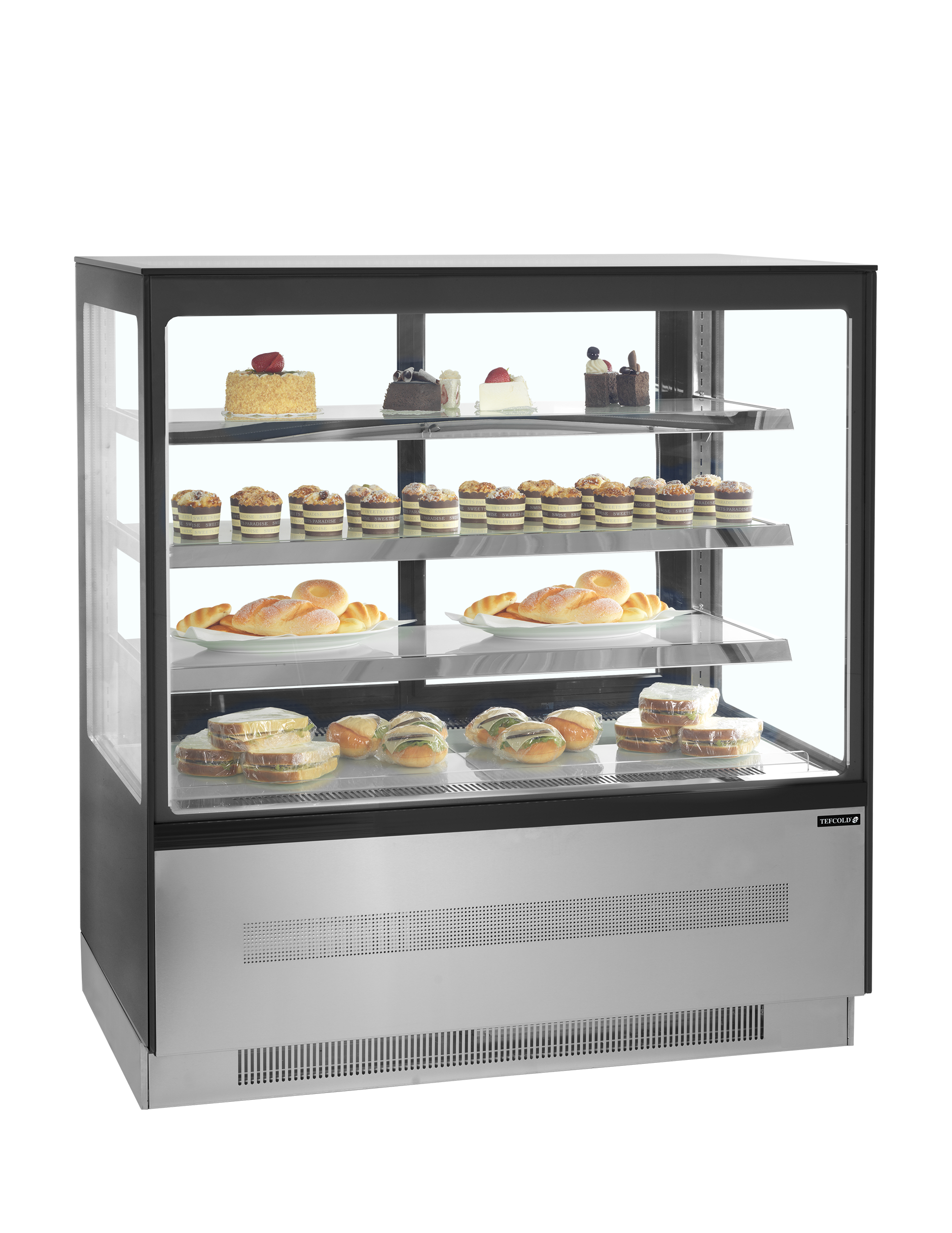 Vitrine Refrigerada Expositora 210L Vidro Plano LPD903F