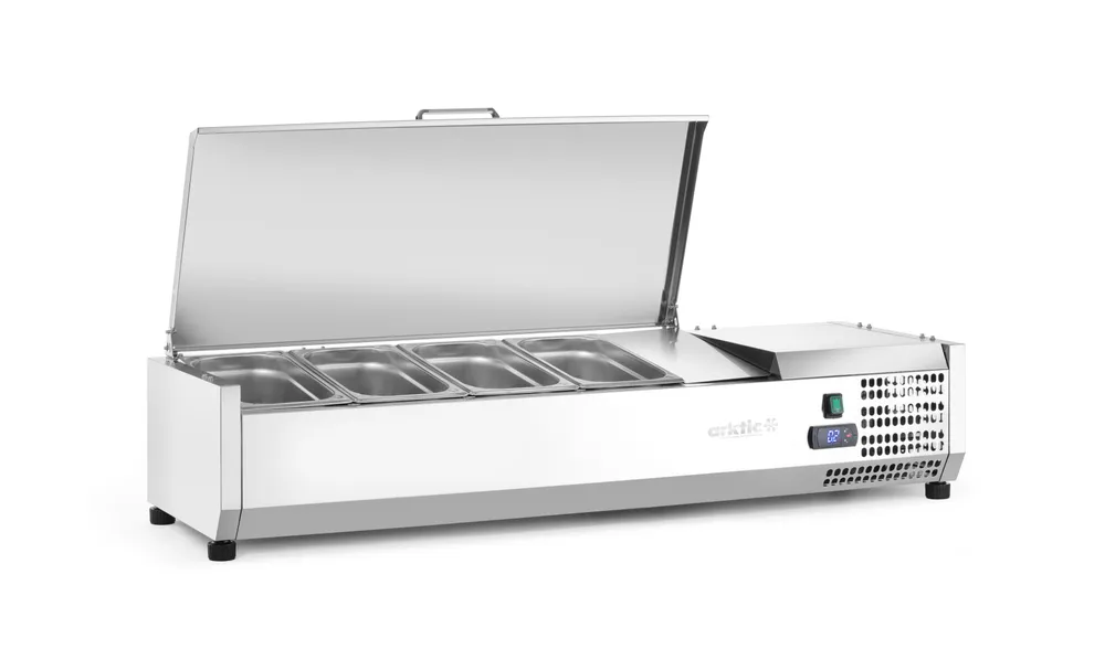 Vitrine Expositora Refrigerada 9x GN 1/3 Bancada 230V