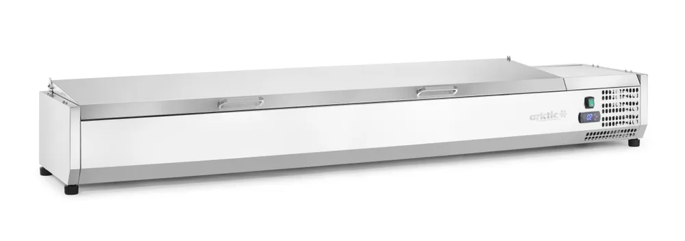 Vitrine Expositora Refrigerada 9x GN 1/3 Bancada 230V