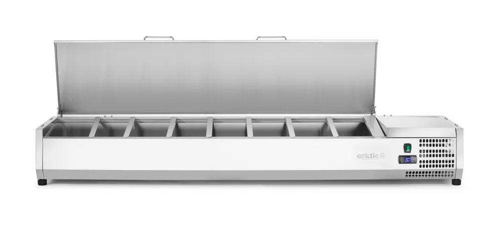 Vitrine Refrigerada Elétrica 8x GN 1/3 -2°C a 8°C 1805mm