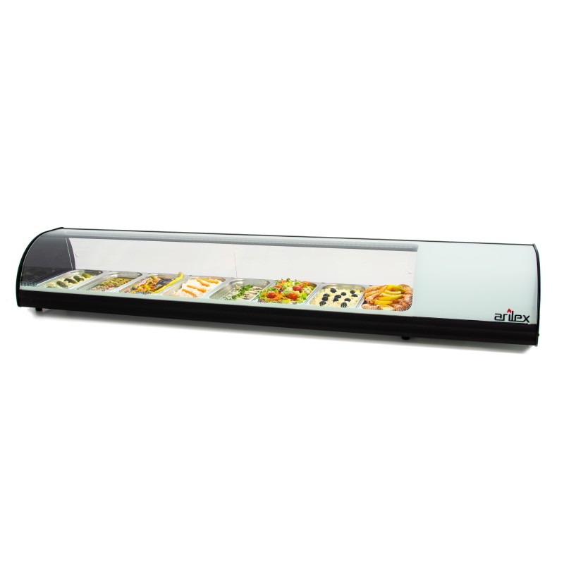 Vitrine Refrigerada de Tapas 8 GN 1/3 Branca 1808mm