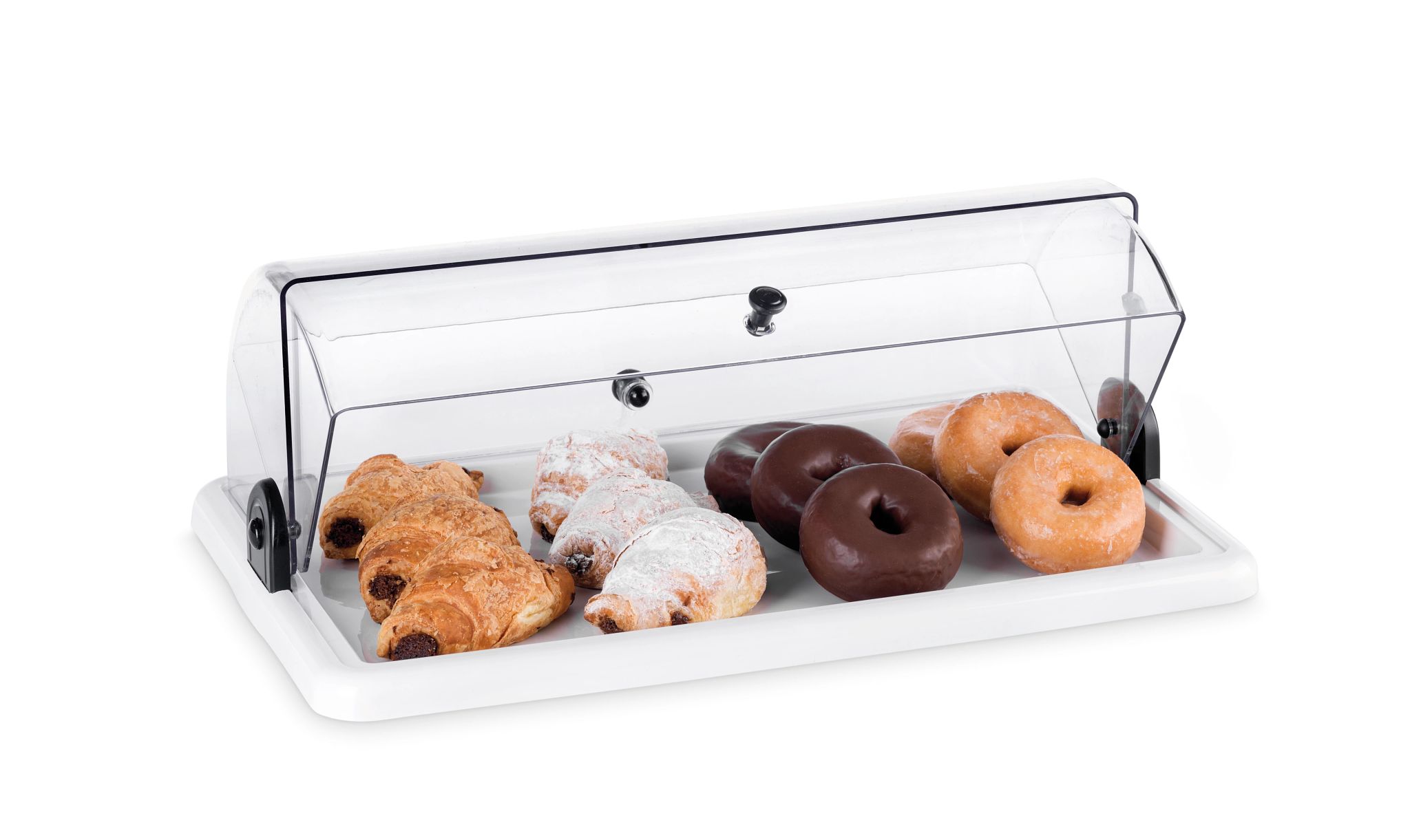 Vitrine Retangular Plástico 40x24.5cm para Balcão