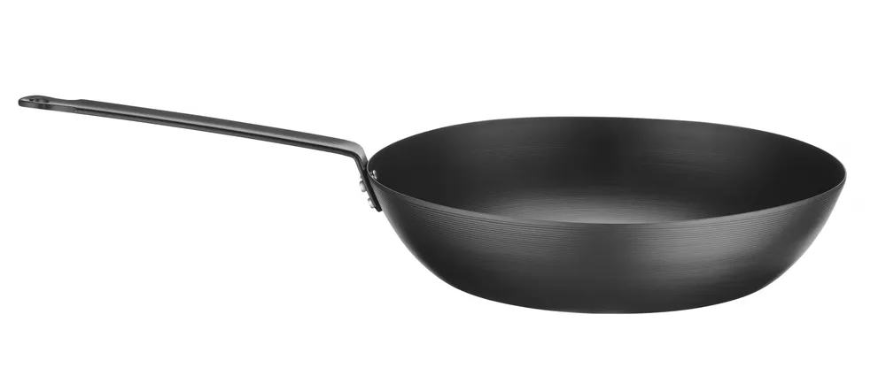 Wok em Aço Carbono Ø304mm para Cozinha Profissional