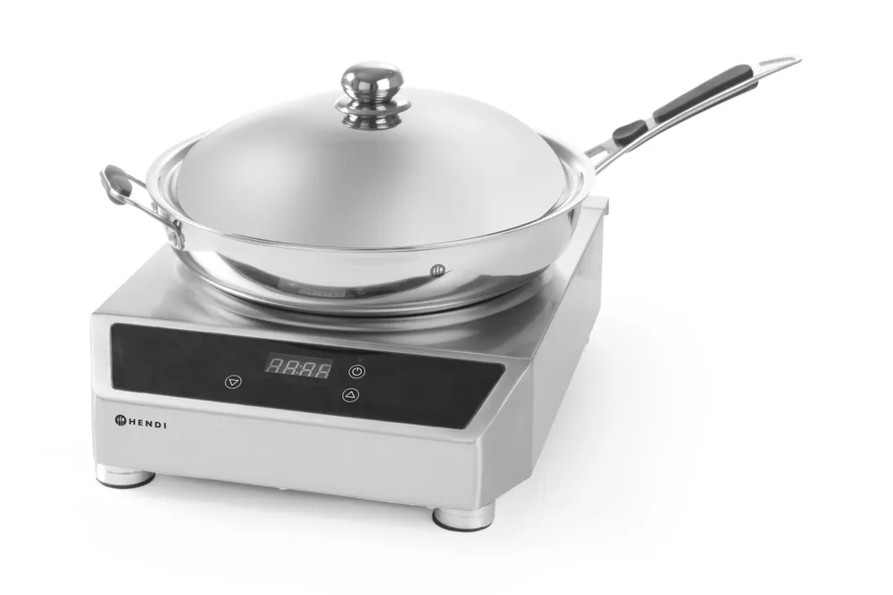 Wok de Indução Elétrico 3500W com Frigideira Wok