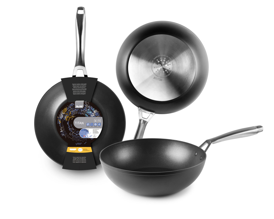 Wok Profissional 30 cm para Indução e Todas as Placas