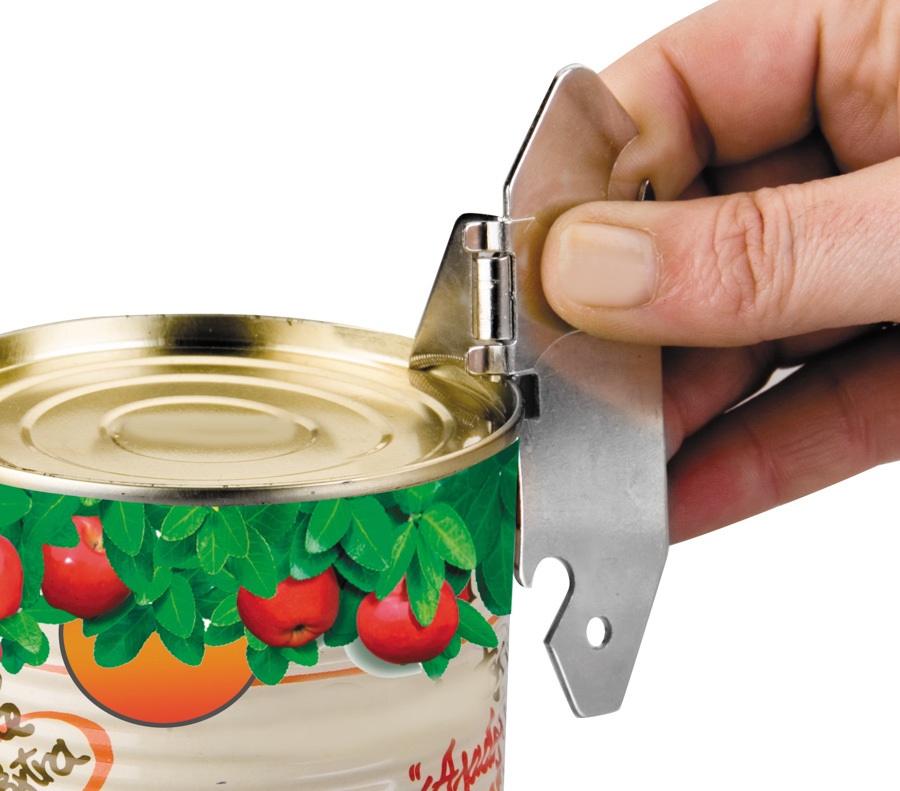 Conjunto 2 Abre-latas Profissionais em Aço Inoxidável