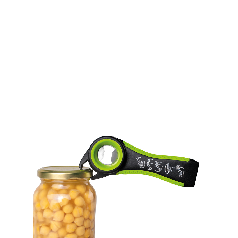 Abridor 5 em 1 para Garrafas, Frascos e Latas