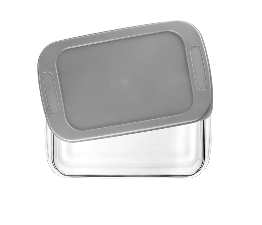 Assadeira Retangular 2,20 L em Borosilicato com Tampa