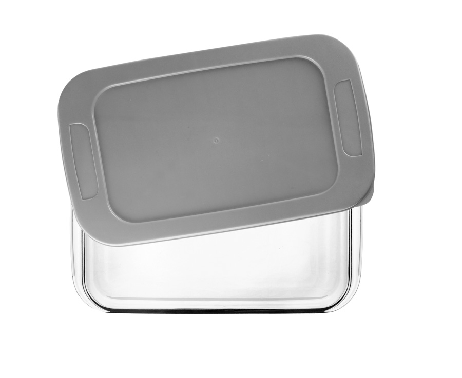 Assadeira Retangular 2,20 L em Borosilicato com Tampa