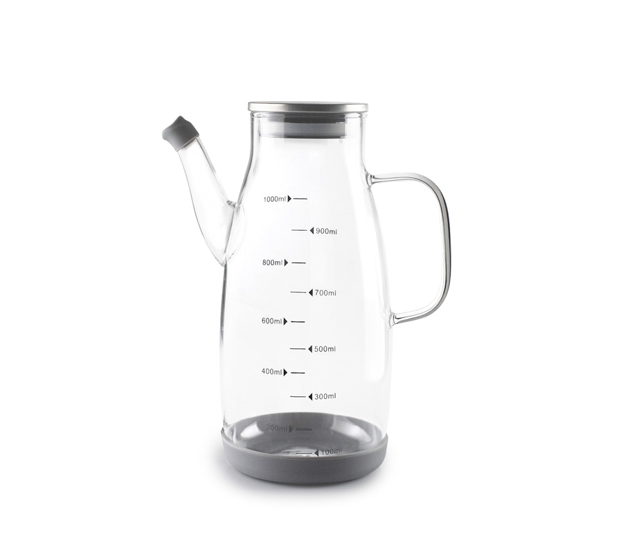 Azeiteira de Boca Larga 1 L com Medidor para Cozinha Profissional