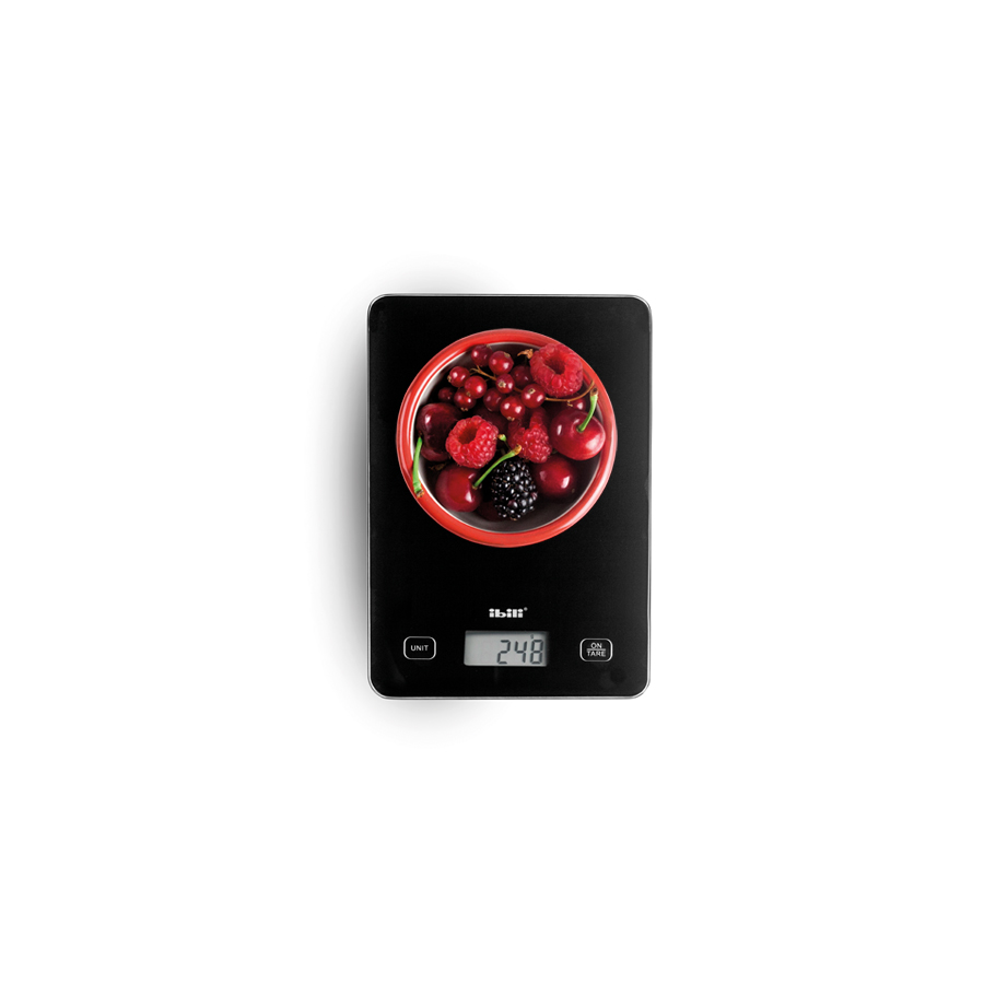 Balança Digital de Cozinha 5 kg com Plataforma de Vidro