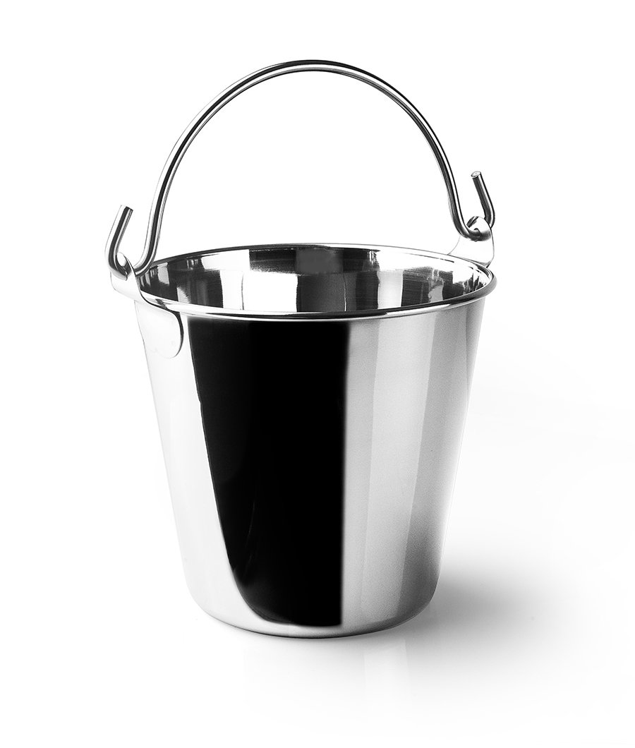 Balde de Gelo Inox 12 cm para Serviço de Bar