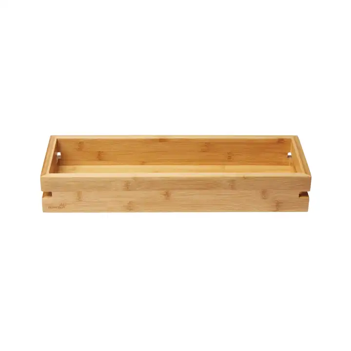 Bandeja de Bambu Média para Buffet e Apresentação, 49cm