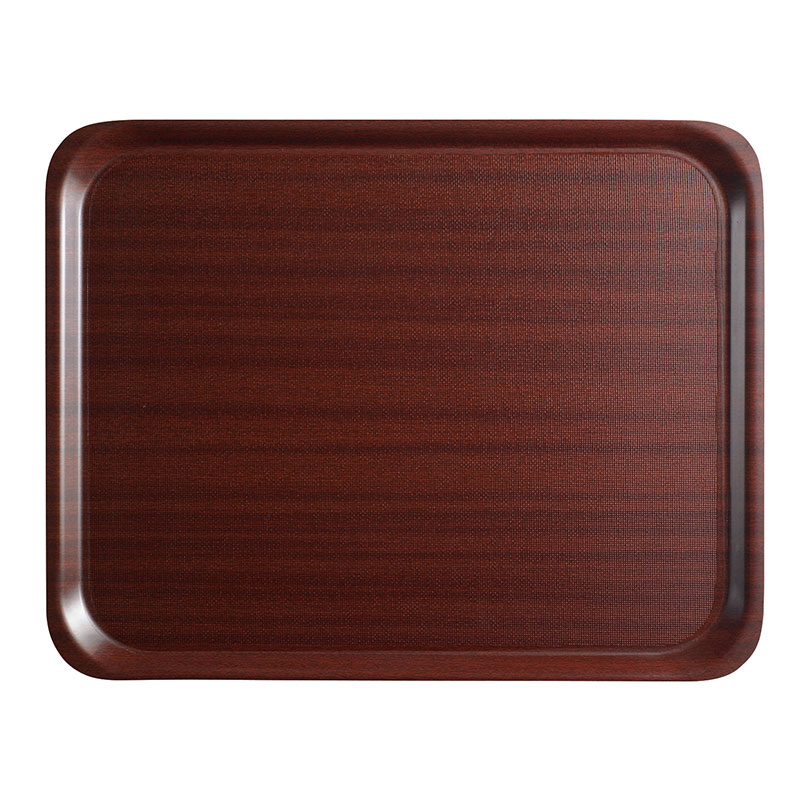 Bandeja Retangular Antiderrapante 33x43 cm para Serviço de Sala