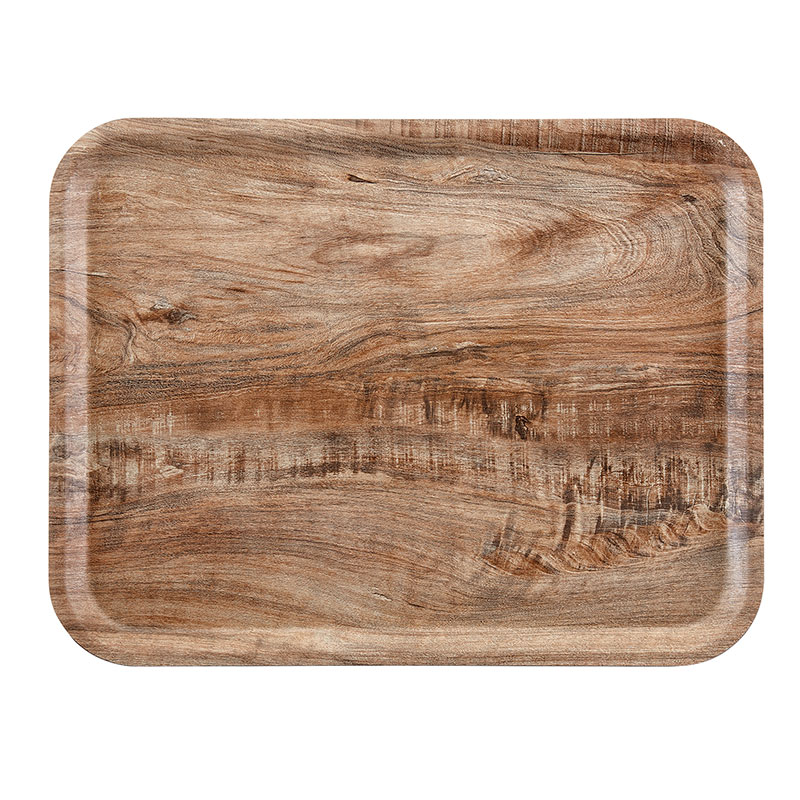 Bandeja Retangular Laminada Lisa 20x28 cm para Serviço