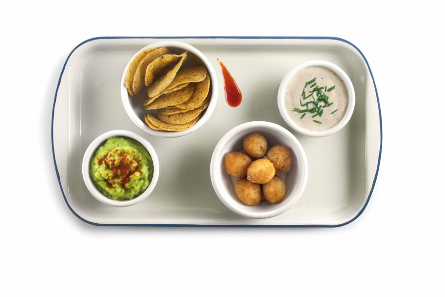 Bandeja de Serviço em Aço Esmaltado Vitrificado, Cor Petrol