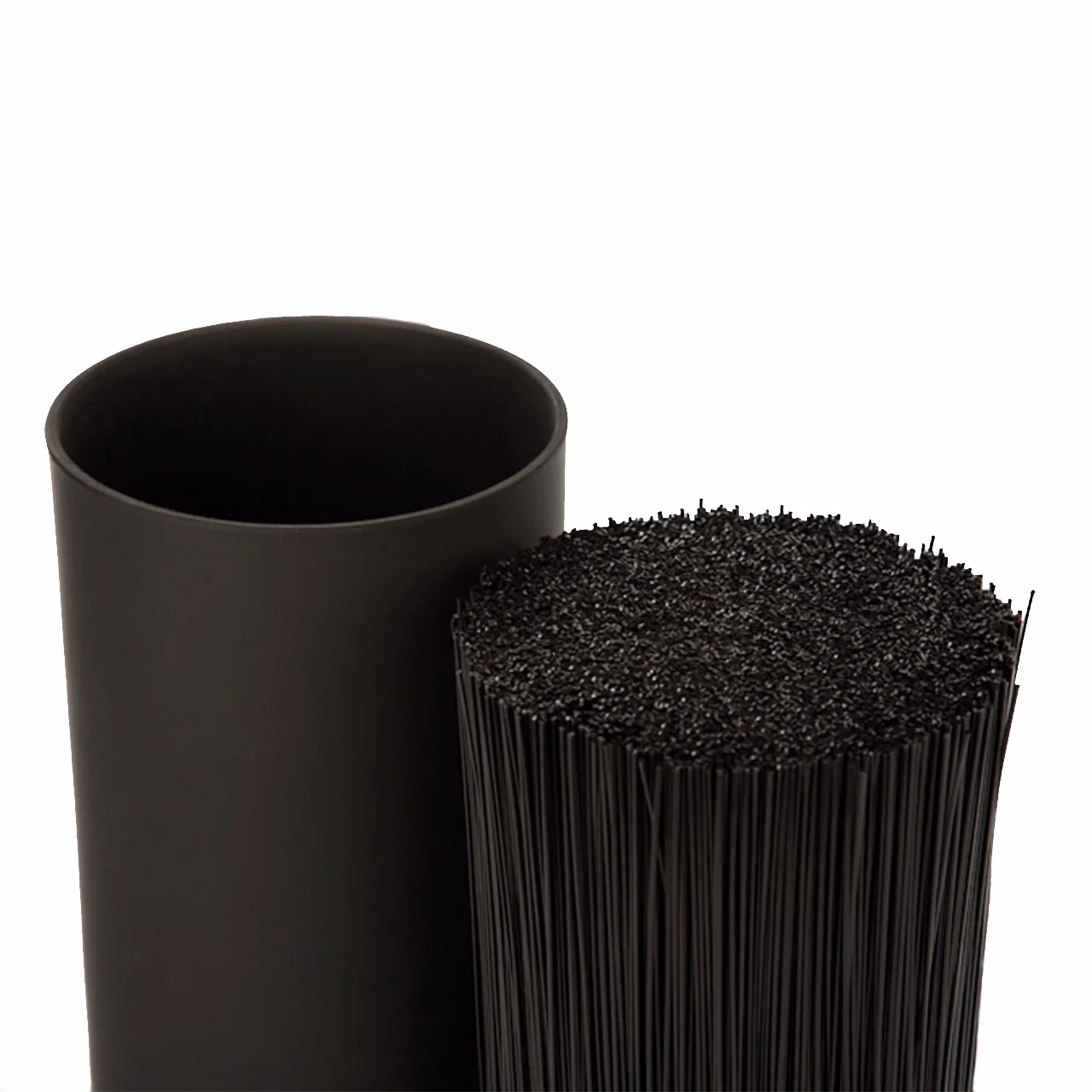 Bloco de Facas Redondo Termoplástico Preto, 110x225 mm