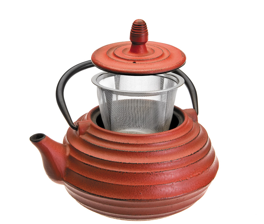 Bule de Chá em Ferro Fundido 0,7 L com Filtro Inox