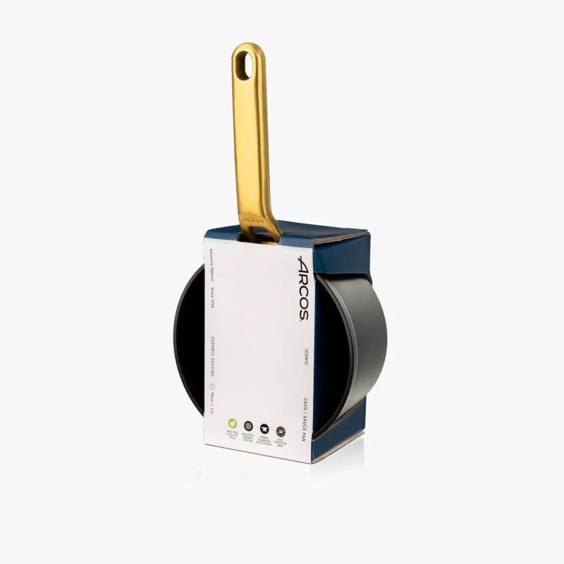 Caçarola Antiaderente Cerâmica 16 cm 1,5 L | Alumínio Forjado