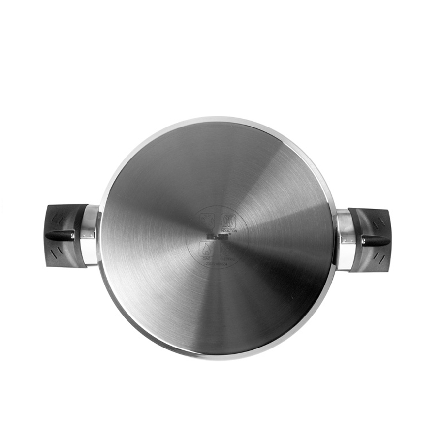 Caçarola Inox 20cm com Tampa para Indução Profissional