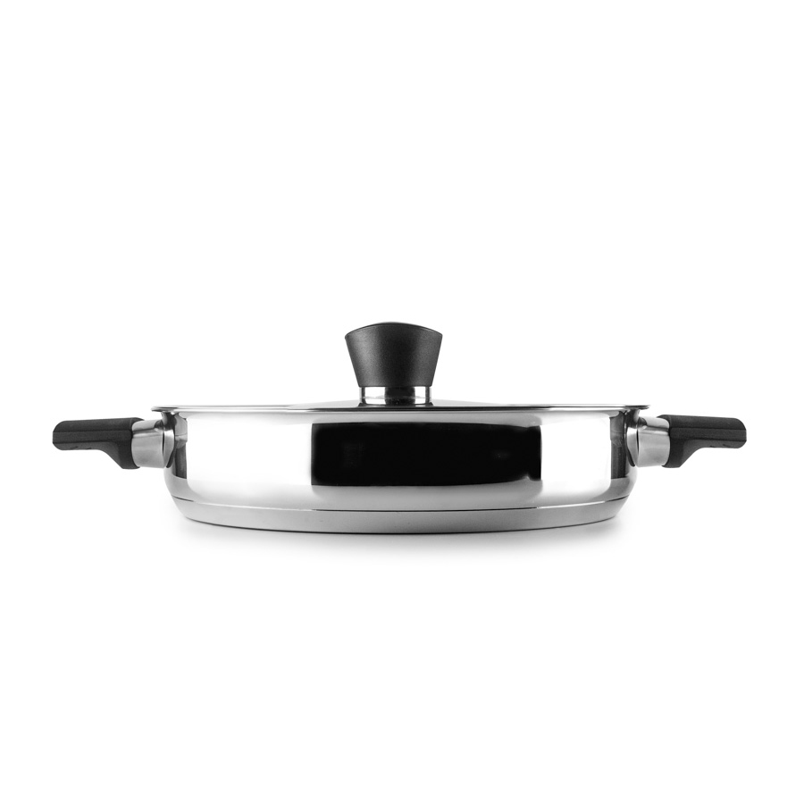 Caçarola Inox 20cm com Tampa para Indução Profissional