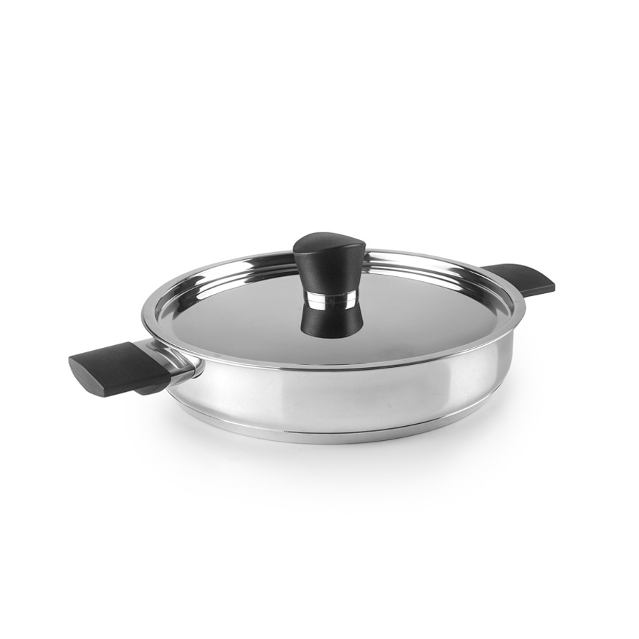 Caçarola Inox 20cm com Tampa para Indução Profissional