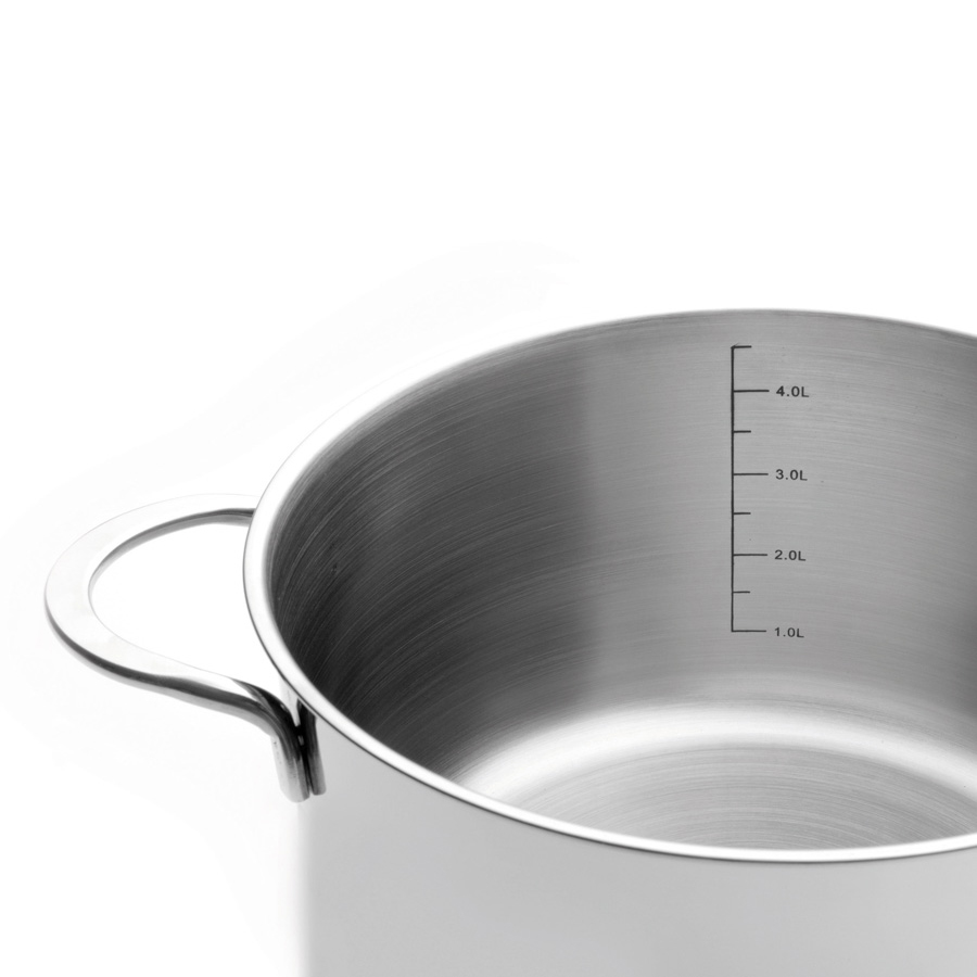 Caçarola com Tampa Inox 32 cm para Indução