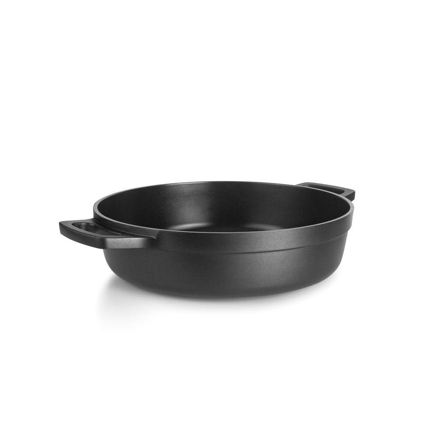 Caçarola sem Tampa 28 cm Alumínio Fundido Indução Profissional