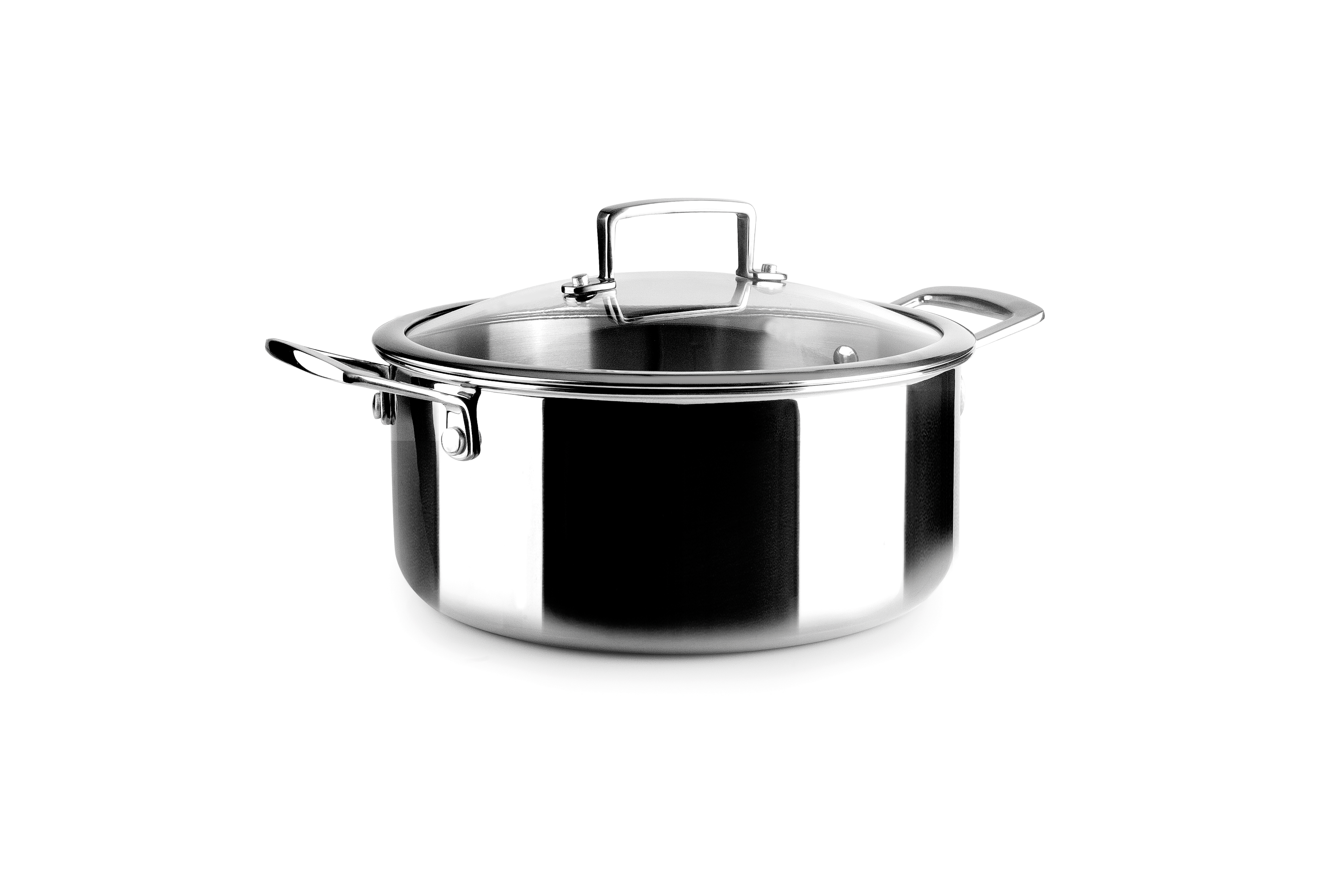 Caçarola Triply Profissional 26cm Aço Inoxidável Indução