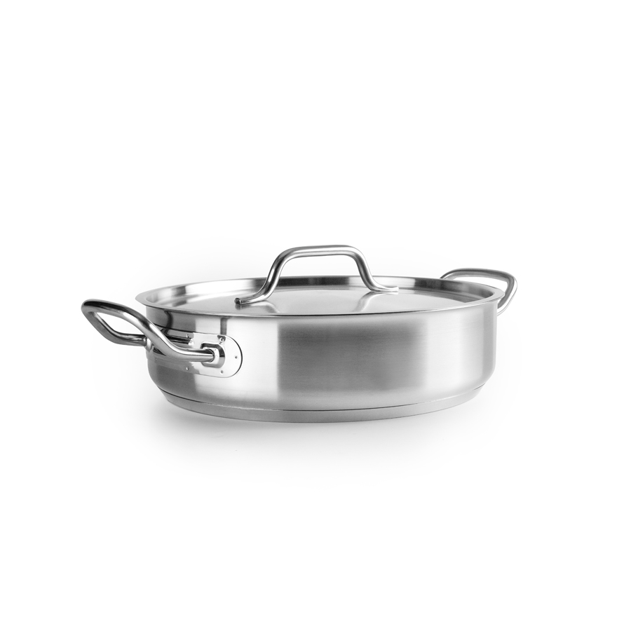 Caçarola Inox 32cm Profissional – Distribuição Térmica Uniforme
