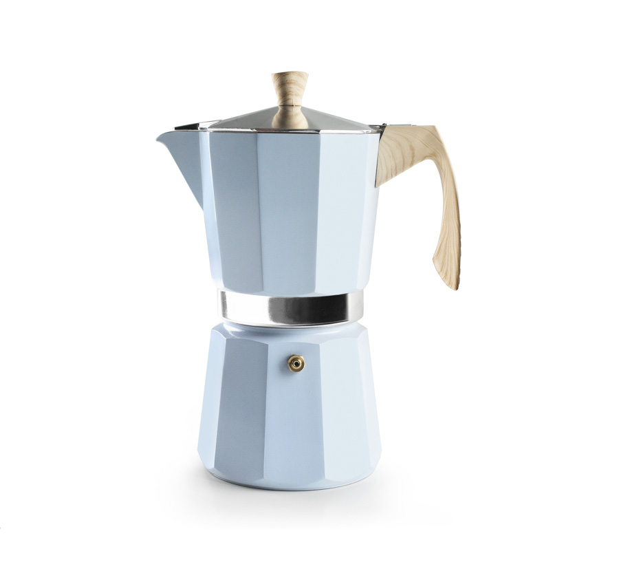 Cafeteira Expresso 6 Chávenas para Indução Alumínio Fundido