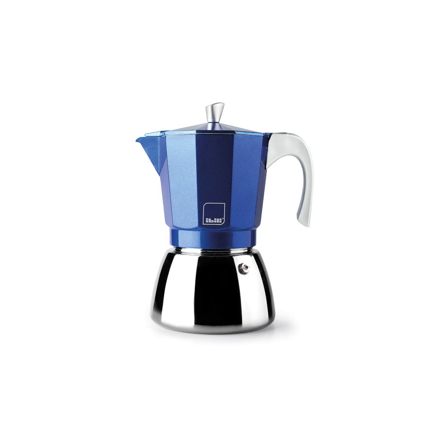 Cafeteira de Indução 3 Chávenas em Alumínio e Inox