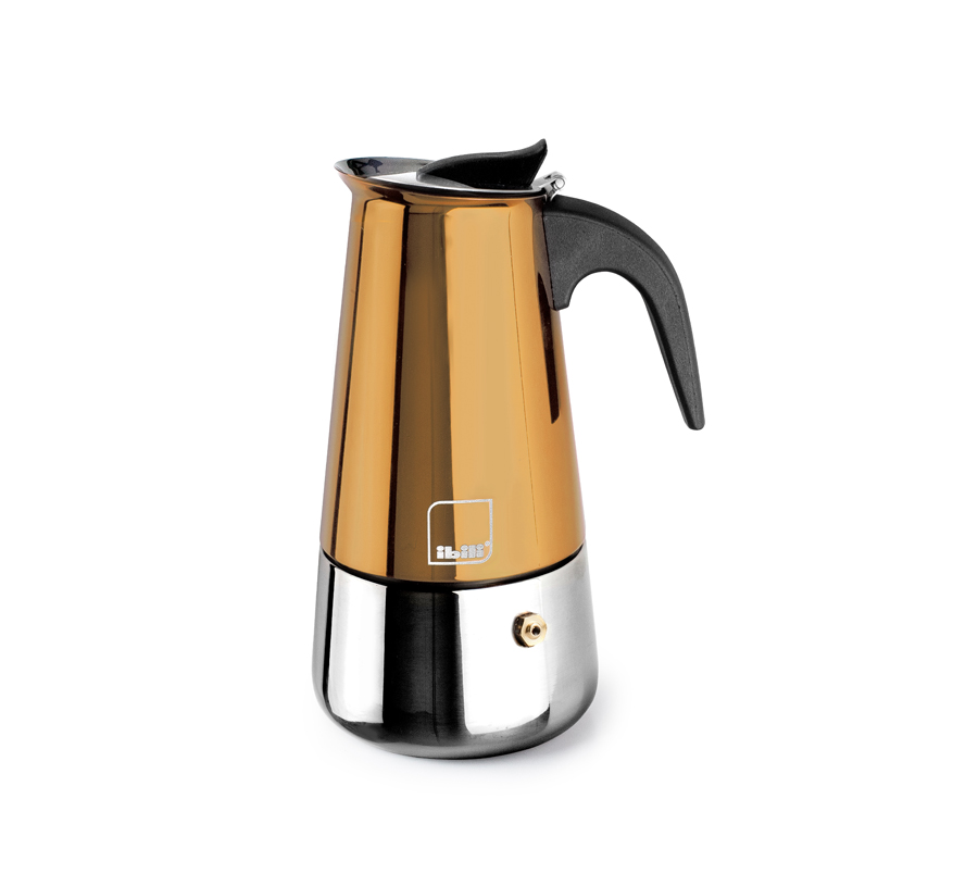 Cafeteira Moka Inox 6 Chávenas para Todos os Fogões