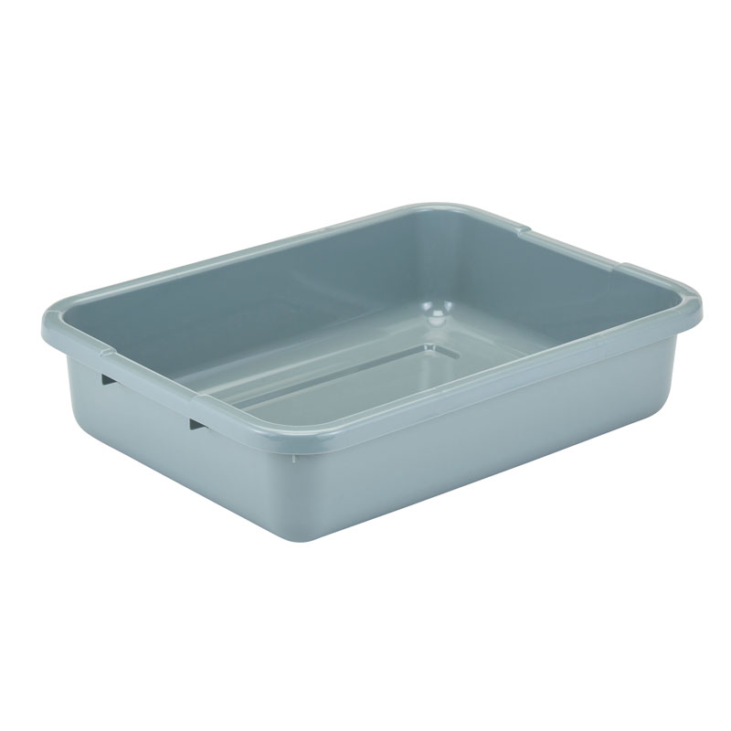 Caixa Contentora Polietileno Cinza 514x387x125 mm para Cozinha