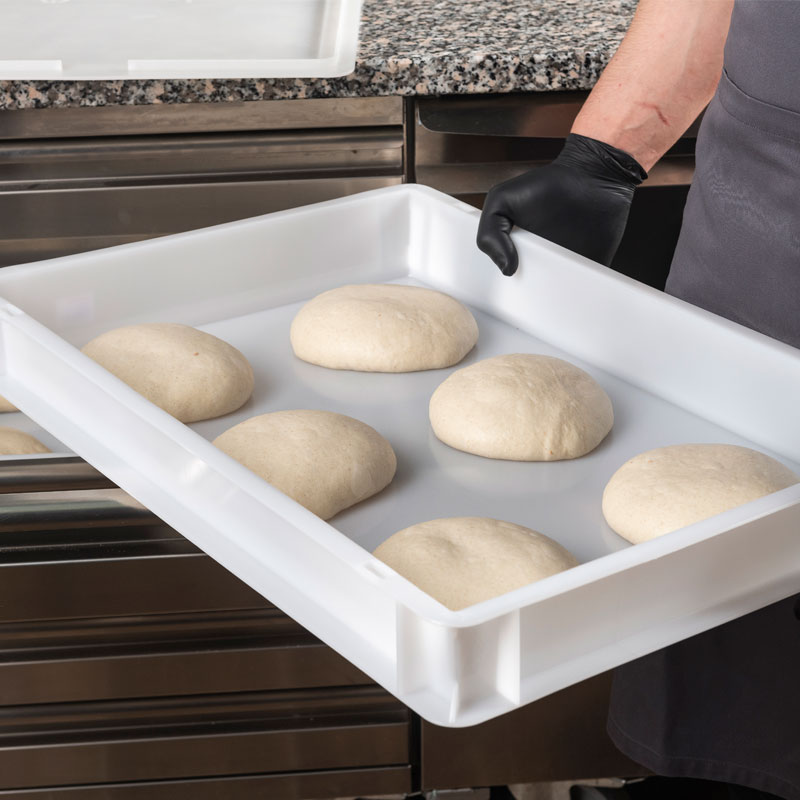 Caixa de Massa para Pizza 60x40x9,5 cm em Polietileno