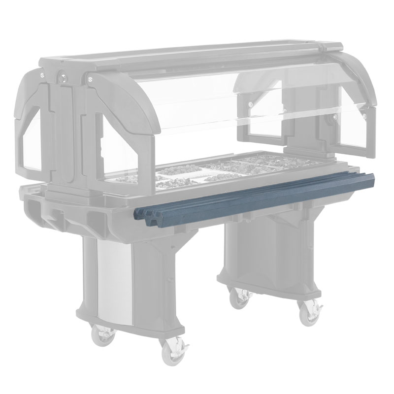 Calha para Tabuleiros de Buffet 134,6 cm Polietileno Cinza