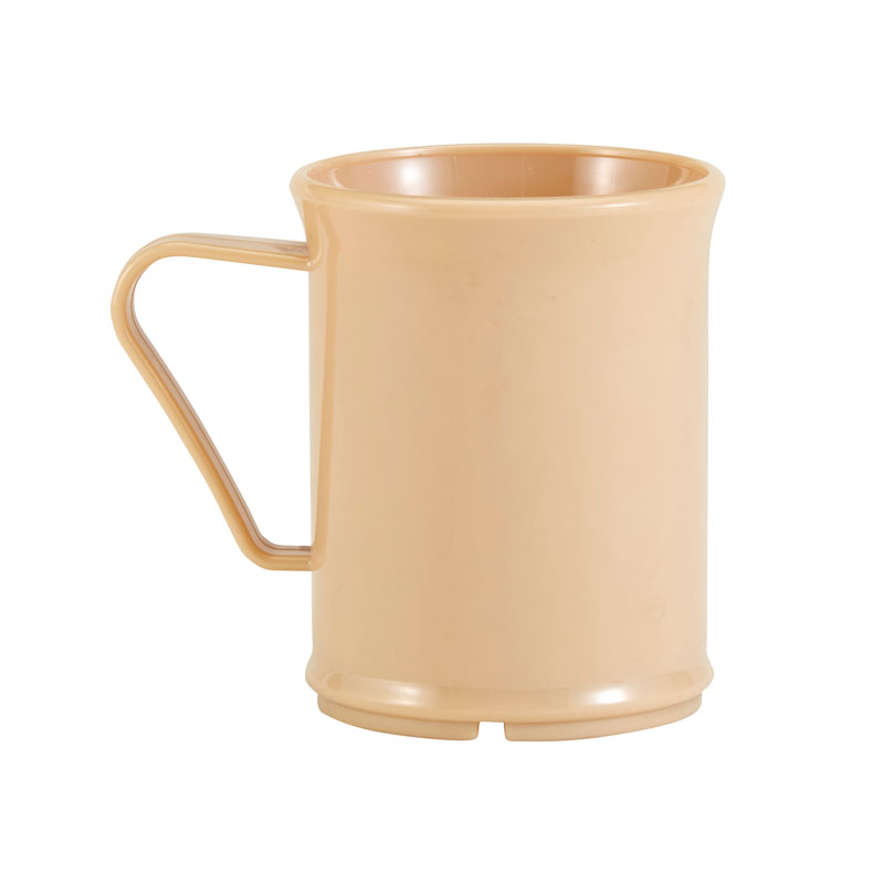 Caneca Empilhável 9,5 cm Diâmetro Policarbonato Bege