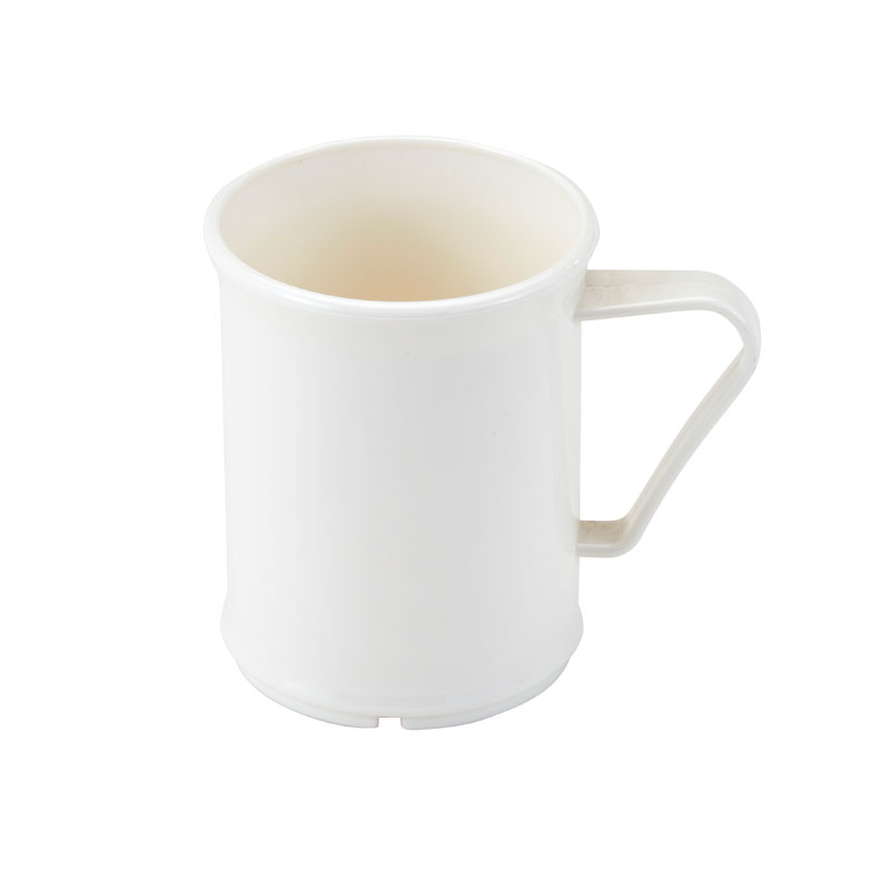 Caneca Empilhável Policarbonato Branca Ø 9,5 cm
