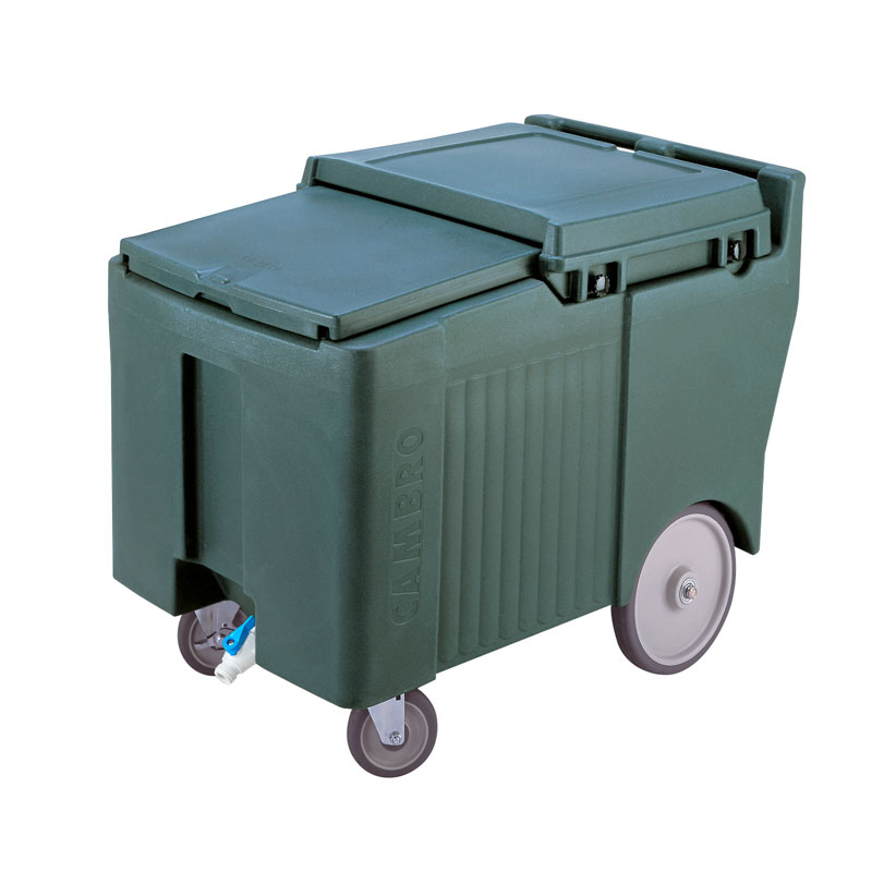 Carro de Gelo com Rodas 955x610x745 mm Polietileno Cinza