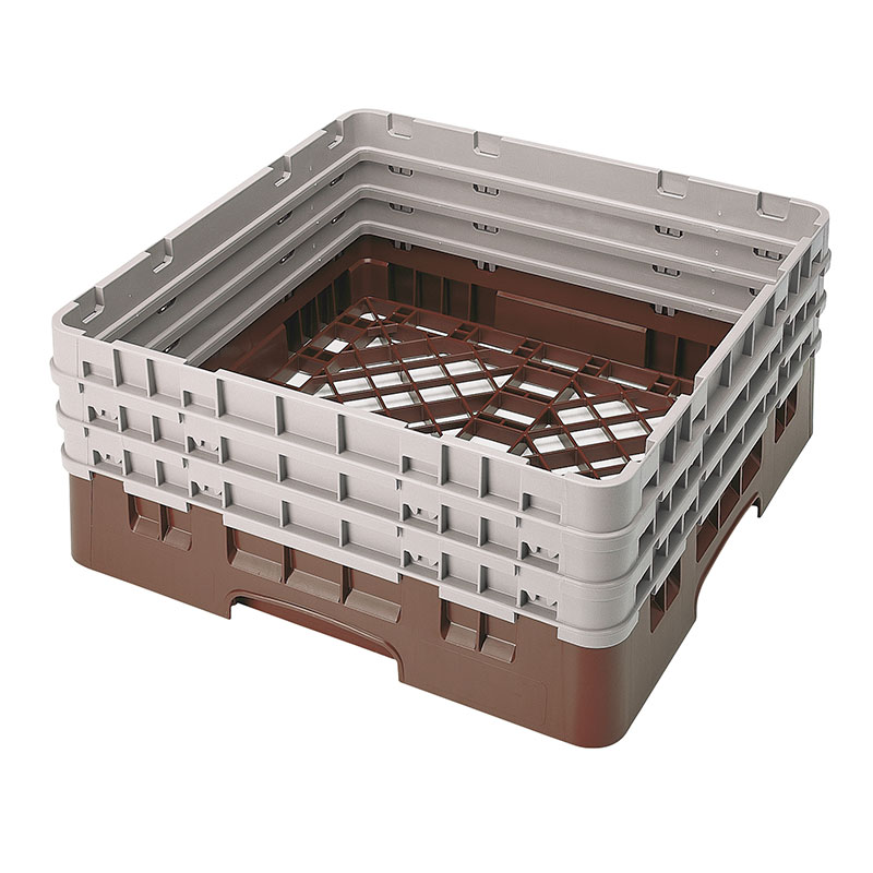 Cesto de Buffet com Duas Extensões, 22,5 cm Altura, Castanho