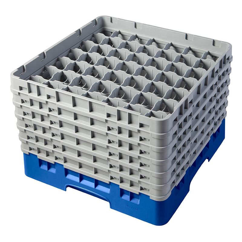 Cesto de Lavagem 49 Compartimentos para Copos e Copos, Ø6cm H17.6cm
