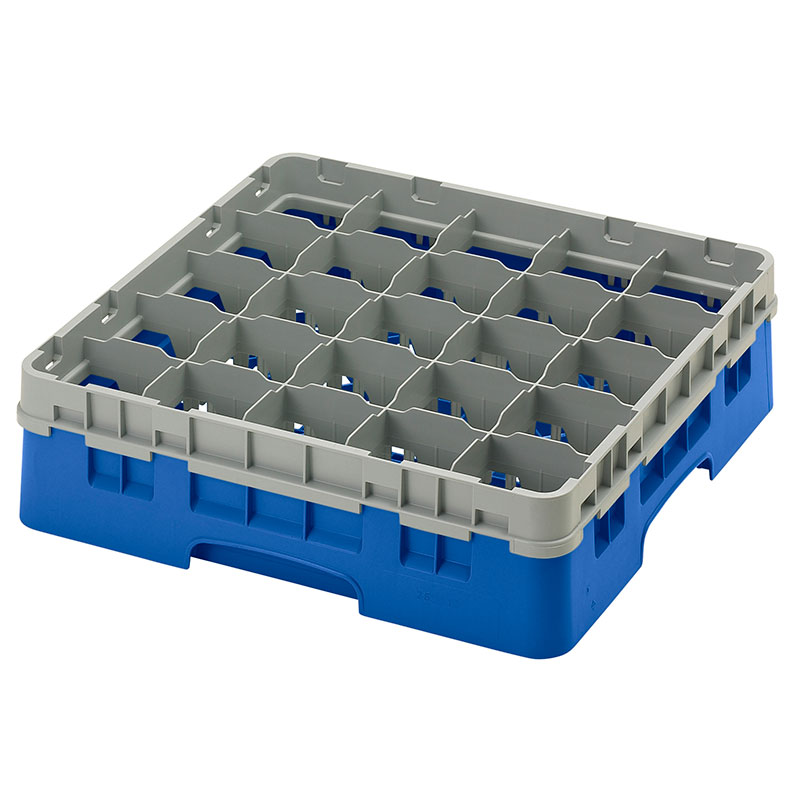 Cesto de Lavagem 25 Compartimentos para Copos Ø8,7cm H11,8cm Azul