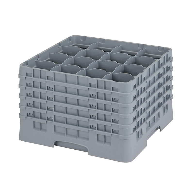 Cesto de Lavagem para Copos e Taças 16 Compartimentos, Ø10,9cm A20cm