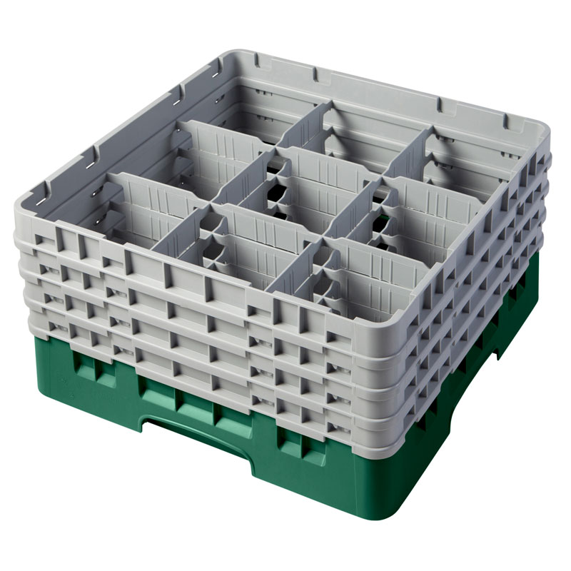 Cesto Lavagem Copos e Taças 9 Compartimentos, Ø14.8cm H21.7cm