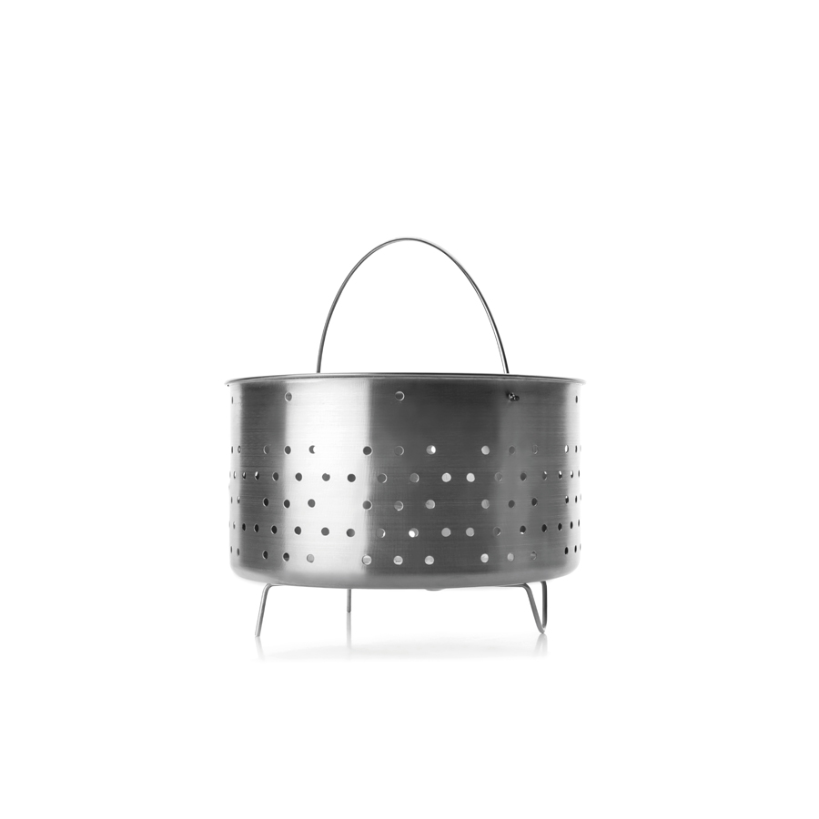 Cesto para Panela de Pressão Aço Inoxidável Compatível Ø22cm+