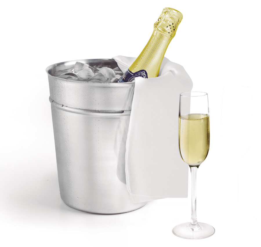 Champanheira Empilhável Aço Inoxidável para Serviço de Bar