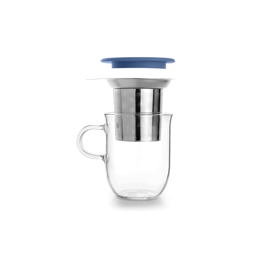 Chávena de Chá com Filtro e Tampa 350 ml