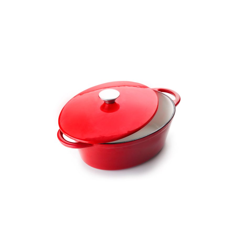 Cocotte Oval de Ferro Fundido Esmaltado 27x21 cm