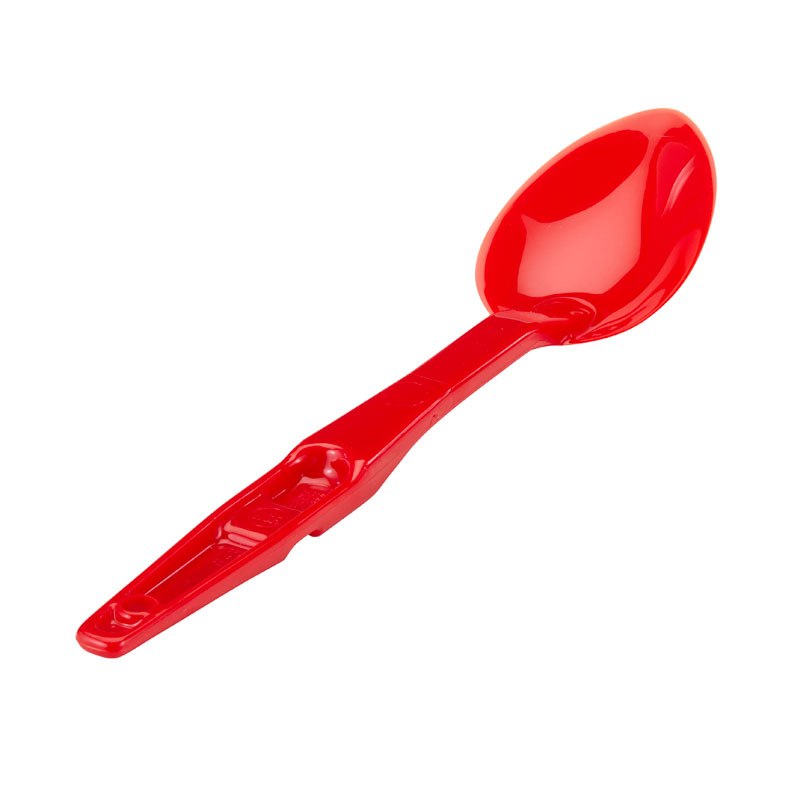 Colher Maciça de Policarbonato Vermelha 38 cm